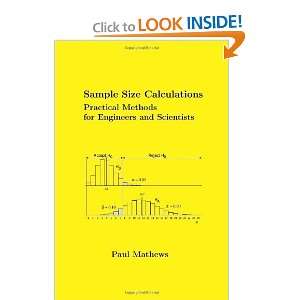  Sample Size Calculations Practical Methods for Engineers 