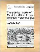 The poetical works of Mr. John John Milton