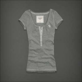   NWT Abercrombie & Fitch Women Rylie Knit Layer Tee T Shirt Top  