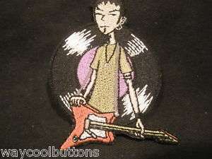 MTV DARIA EMBROIDERED PATCH TRENT ELECTRIC GUITAR  
