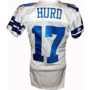 Sam Hurd #17 Cowboys Game Issued White Jersey (Size 46) (Tagged 2006)
