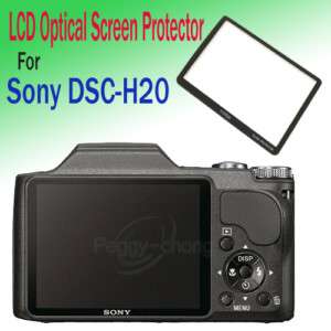 LCD Optical Glass Screen Protector For Sony DSC H20 NEW  