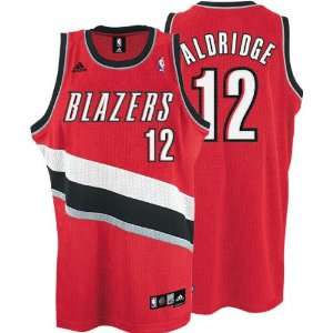  LaMarcus Aldridge Jersey adidas Red Swingman #12 Portland 