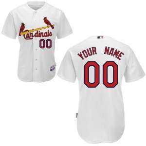 Personalized St.louis Cardinals Any Name and Number White 2011 MLB 