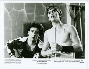   ~Matt Dillon/Nicholas Cage~Rumble Fish (1983) photo, Coppola  