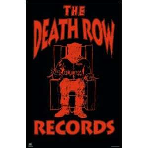  THE DEATH ROW RECORDS LOGO POSTER 22 X 34 3784: Home 