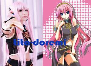 NEW Long straight cosplay Vocaloid MAGNET Ruka Luka Wig  
