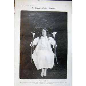  1906 Miss Decima Brooke Child Actress Theatre Coliseum 