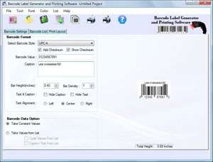 Design & Print Barcode Labels   Windows Software CD  