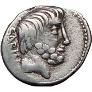 Roman Republic L Titurius Sabinus King Tatius & Chariot 89BC Ancient 