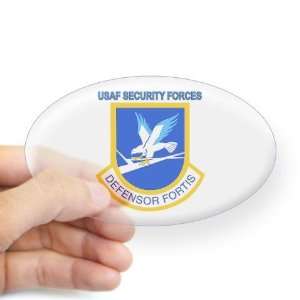  Defensor Fortis Security Forces Military Oval Sticker by 