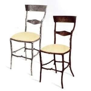 Michael Aram Enchanted Forset Chair Oxidized Copper 37 Inch  