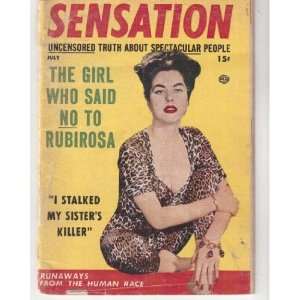  Sensation 1954  July Contributors include Arthur Godfrey. Books