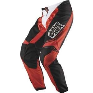  Answer Racing Youth Syncron Pants 24 Red: Sports 