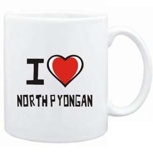  Mug White I love North PYongan  Cities Sports 