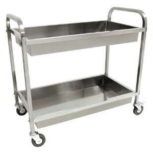  Barbour 4873 Classic Stainless Steel Serving Cart: Patio 