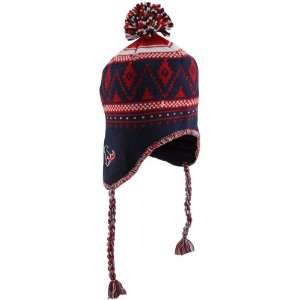  Houston Texans Knit Hat Braided Pom Knit Hat Sports 