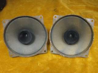 vintage tweeter speakers   pair with groovy diffusers  