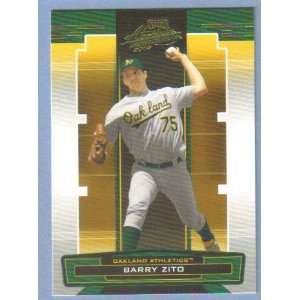  2005 Absolute Memorabilia 46 Barry Zito As (Baseball 