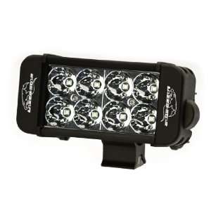   RS LX LED Black Finish 6 3W 8 LED Racer Special Double Row Spot Light
