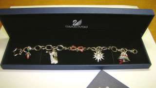 Swarovski 2005 Rockefeller CHARM bracelet NIB swan COA  