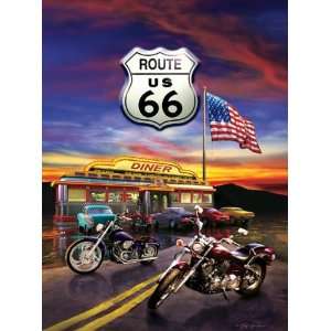  Route 66 Diner 1000 pc: Toys & Games