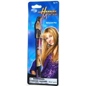Hannah Montana Design 2 Ballpoint Pen 5 1/2, Disney Collectible (1 