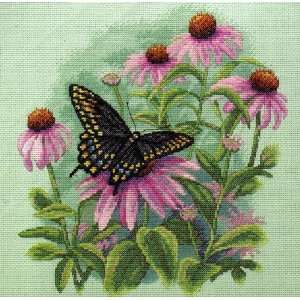  Cross Stitch Kit Butterfly & Daisies From Dimensions Arts 