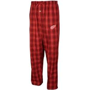  Detroit Red Wings Red Plaid Event Pajama Pants: Sports 