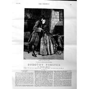   1884 ILLUSTRATION STORY DOROTHY FORSTER GREEN BESANT: Home & Kitchen
