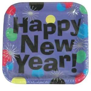    New Year 8 Pack 7.2 Paper Plate Case Pack 90: Everything Else