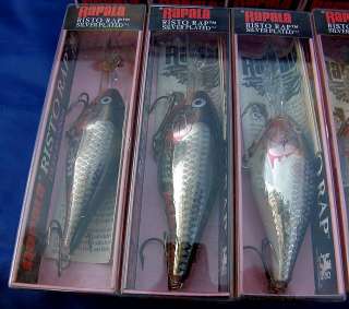 New 38pc Rapala BALSA RISTO RAP Crank Bait Fishing Lure Sets SIZES #4 