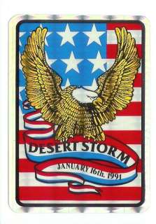 Desert Storm U.S. Military Vintage Sticker Decal Rare 1  