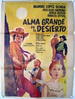 192 Alma Grande en el Desierto, Western Mexican Poster  