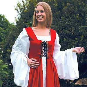  Renaissance Costume   Fair Maidens Dress(RED)   Small 