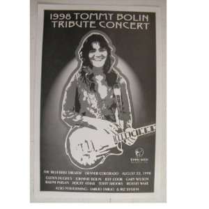  Tommy Bolin Tribute Concert Handbill At The Bluebird 