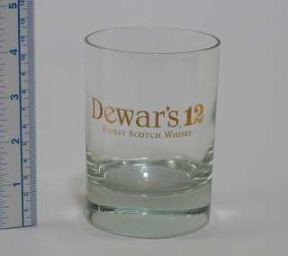 Dewars 12 Finest Scotch Whisky Glass  