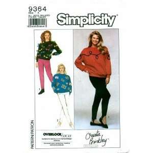  Simplicity 9364 Sewing Pattern Misses Christie Brinkley 
