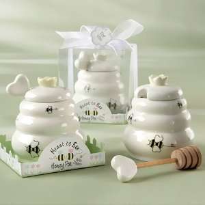   : Wedding Honey Pot with Heart Shaped Dipper: Health & Personal Care