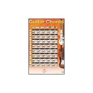  Guitar Chords Poster   22 inch. x 34 inch.: Musical 