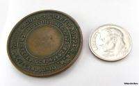 ROYAL ARCH MASONIC   Vintage Ohio Member Penny Keystone Coin Token 