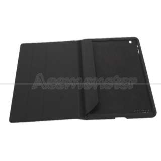Smart Cover PU Leather Case Stand Magnetic With Back Case for iPad 2 