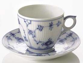 Royal Copenhagen Blue Fluted Cup & Saucer #1101071  
