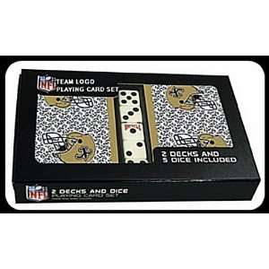  NFL Licensed New Orleans Saints 2 Packs of Playing Cards 
