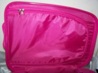 Barbie Hard Shell Rolling 19 Suit case Luggage Travel Case New 