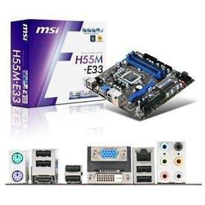  MSI, mATX Intel H55 DDR3 HDMI (Catalog Category Motherboards 