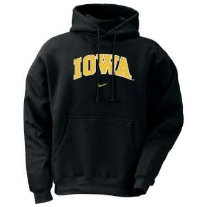 Iowa Hawkeyes Nike Classic Sweatshirt Hoody BLACK: Sports 