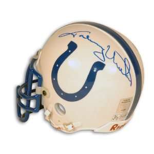  Johnny Unitas Autographed Mini Helmet