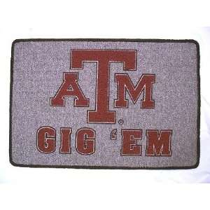  Texas A&M Aggies ( University of ) NCAA Door Mat: Sports 