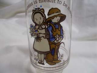 Vintage Holly Hobbie Collector Series Glass Tumbler  